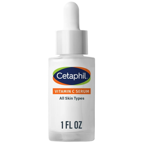 CETAPHIL Vitamin C Serum, Lightweight Serum for All Skin Types, 1 fl oz, Vitamin C, Niacinamide & Sunflower Seed Oil