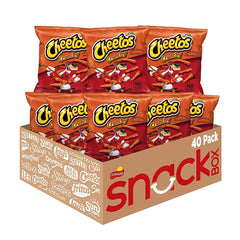 Cheetos Crunchy Cheese Flavored Snacks, 1oz Bags (40 Pack)