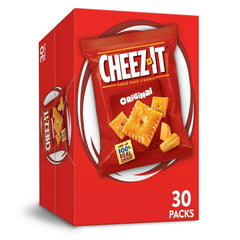 Cheez-It Original Cheese Crackers, Baked Snack Crackers, 30 Count
