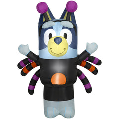 Halloween Airblown Yard Inflatables Bluey in Spider Costume 45.66 in x 37.79 in x 59.84 in 3.13 lb