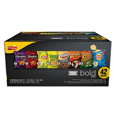 Frito Lay Bold Mix Chips Variety Pack, Mega Size, 42 Count