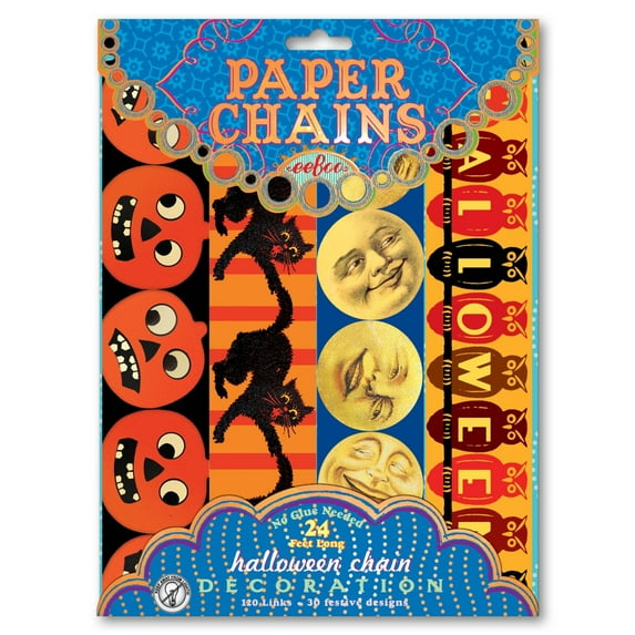 eeBoo Halloween Paper Chain - 120 Links