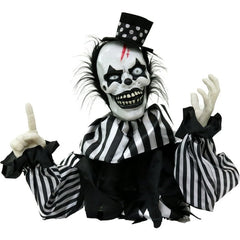 Haunted Hill Farm 1.8 ft Groundbreaker Clown-Vile, Halloween Decoration, Multi-Color, HHFJCLOWN-2LSA