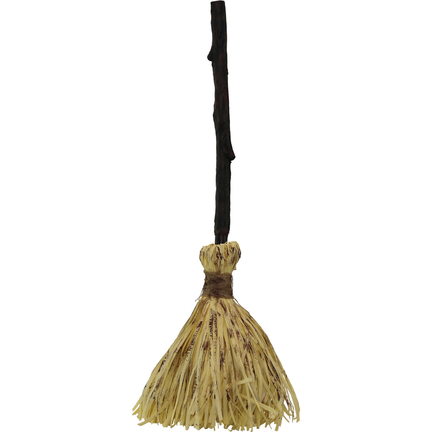 Haunted Hill Farm 26 In. Animatronic Witch's Broomstick with Spooky Sounds and Movement, Halloween Decoration, Battery Operated, HHBROOM-2SA