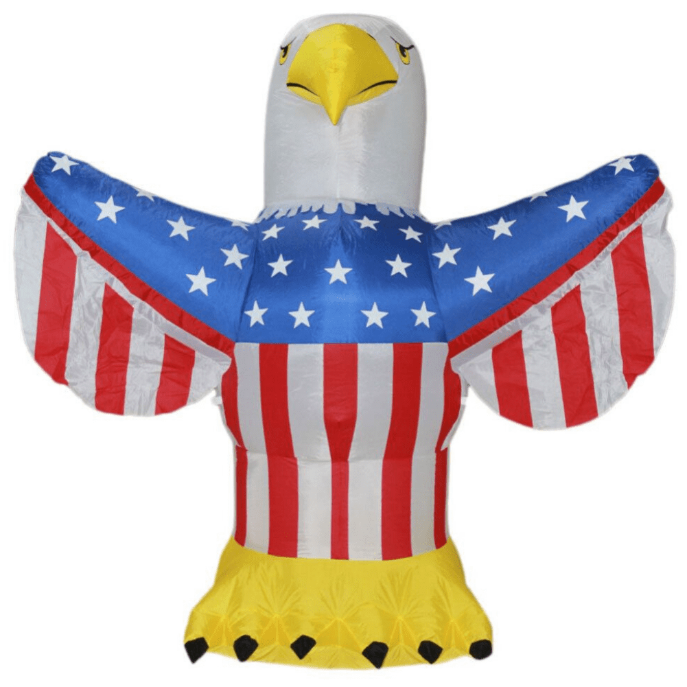 Impact Canopy Outdoor Airblown Eagle Patriotic American Bald Eagle Yard Inflatable, 72"