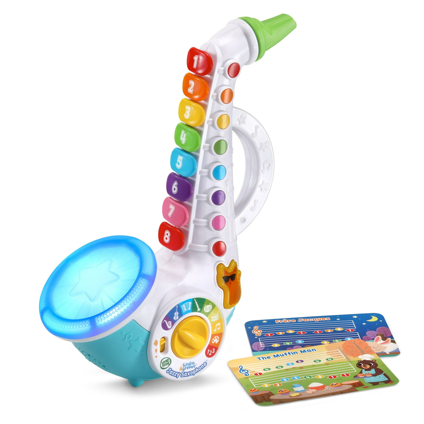 LeapFrog Learn & Groove Jazzy Saxophone with Accessories, Baby and Toddler Toys 
