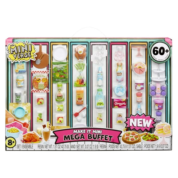 MGA's Miniverse Make It Mini Mega Buffet, Novelty Collectibles, Ages 8+