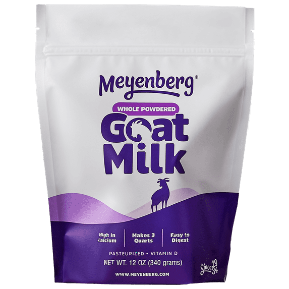 Meyenberg Whole Powdered Goat Milk, Plain, 12 oz (340g)