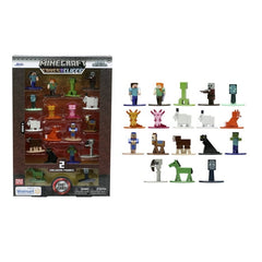 Minecraft Caves and Cliffs 18-Pack Series 8 Die-Cast Figures, Multi-Color