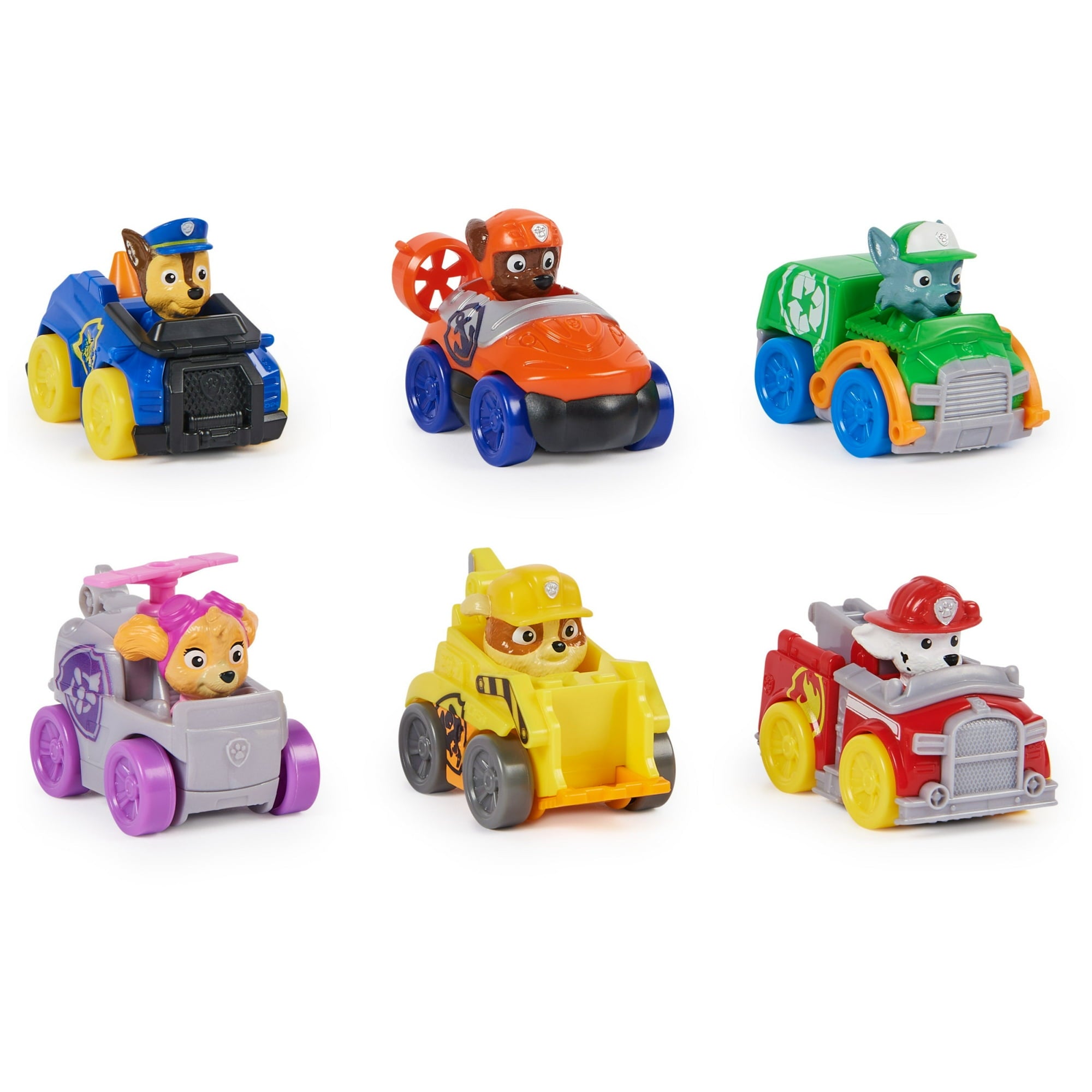 PAW Patrol: Pup Squad Racers, 6-Piece Vehicle Set