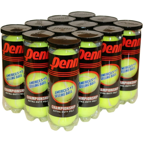 Penn Championship Extra Duty Tennis Balls (12 Cans, 36 Balls)