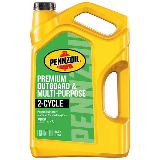 Pennzoil Outdoor Premium Outboard & Multi-Purpose 2-Cycle Engine Oil, 1 Gallon