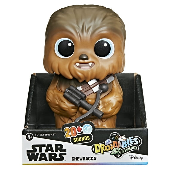 Star Wars Droidables Chewbacca, Star Wars Electronic Figure, Interactive Toys (4")