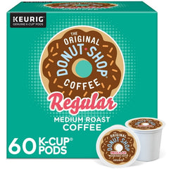 The Original Donut Shop, Regular Medium Roast K-Cup Coffee Pods, 60 Count