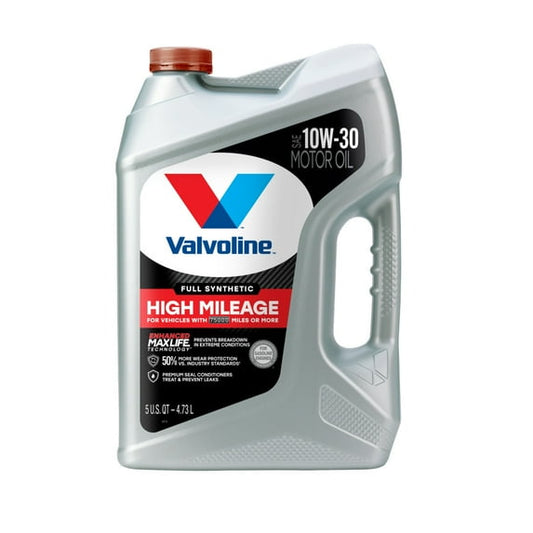 Valvoline Full Synthetic High Mileage MaxLife 10W-30 Motor Oil 5 QT