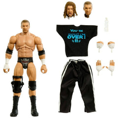 WWE Ultimate Edition Monday Night War Triple H Action Figure with Accessories, Build-a-Figure Parts