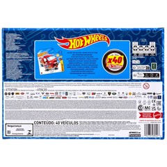 Hot Wheels 40 Pack, Set of 40 1:64 Scale Toy Race Cars, Rescue Vehicles or Trucks (Styles May Vary)