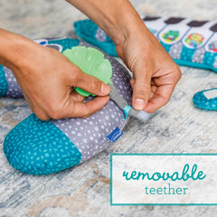 Infantino 3-in-1 Grow-with-Me Tummy Time Kicking Piano Activity Gym, 6-12 Months Unisex, Blue