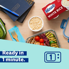 (8 pack) Minute White Rice, Microwaveable Rice Cups, Gluten Free, 8.8 oz, 2 Count