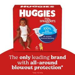 Huggies Little Snugglers Baby Diapers, Size 2 (12-18 lbs), 84 Count (Select for More)
