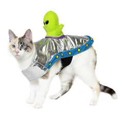Vibrant Life Halloween Alien Costume for Dogs and Cats, Lime Green
