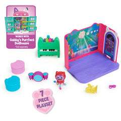 Gabby’s Dollhouse, Groovy Music Room Playset with Daniel James Catnip Figure