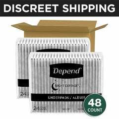 Depend Underpads XL, Disposable Incontinence Bed Pads for Adults, 36" x 30", 48 Count
