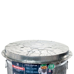 Behrens 31-Gallon Steel Trash Can