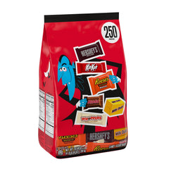 Hershey Assorted Flavored Halloween Candy, Bulk Bag 70.54 oz, 250 Pieces