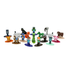 Minecraft Caves and Cliffs 18-Pack Series 8 Die-Cast Figures, Multi-Color