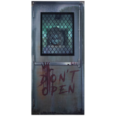 Northlight "Don't Open" Hospital Entryway Halloween Scary Door Decoration - 6'
