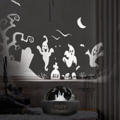 Halloween Projection Lights Shadow Light Ghost Scene by Gemmy 6.29 in x 6.29 in x 5.11 in 0.70 lb