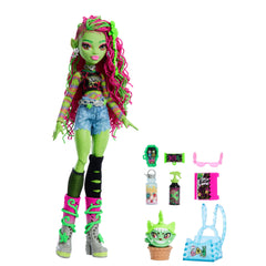 Monster High Venus McFlytrap Fashion Doll with Pet Plant Monster Chewlian & Accessories, Collectible