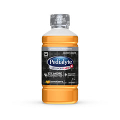 (4 pack) Pedialyte AdvancedCare Plus Electrolyte Drink, Orange Breeze, 1 Liter
