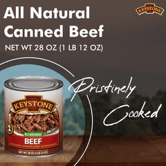 (2 pack) Keystone All Natural Beef, 28 oz Can