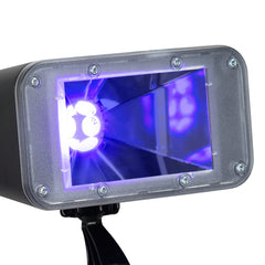 Halloween Black Flood Light Projection Light 2 Way Switch Gemmy 5.47 in x 3.58 in x 11.49 in 1.08 lb