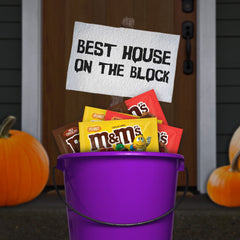 M&M's Full Size Halloween Chocolate Candy Bars, 30.58 oz, 18 Ct Box